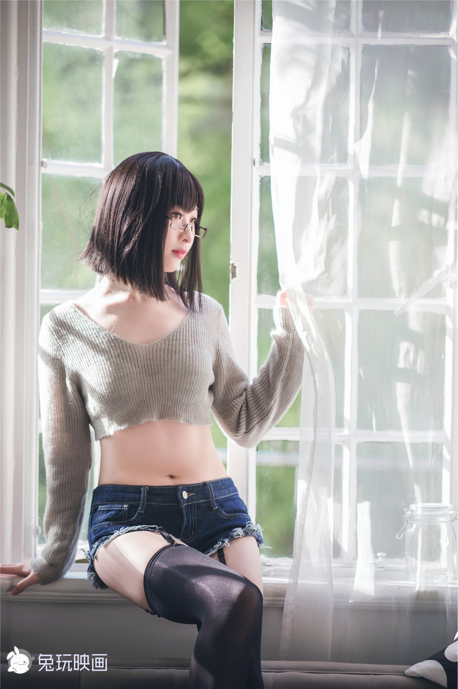 Rabbit Play Map VOL.041 Sweater Hot Pants(18)